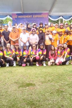 Gelar ‘The Movement Experience’ di Wisata Wai Guruh, Komunitas Senam Dorong Lampung Timur Sehat dan Makmur